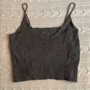Brandy Melville Grey Croptop